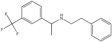 (2-phenylethyl)({1-[3-(trifluoromethyl)phenyl]ethyl})amine Structure