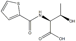 (2S,3R)-3-hydroxy-2-[(thien-2-ylcarbonyl)amino]butanoic acid Structure