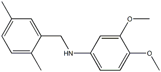 (3,4-dimethoxyphenyl)(2,5-dimethylphenyl)methylamine 구조식 이미지