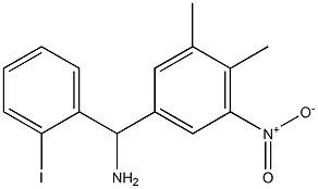 (3,4-dimethyl-5-nitrophenyl)(2-iodophenyl)methanamine Structure