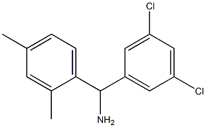 (3,5-dichlorophenyl)(2,4-dimethylphenyl)methanamine Structure