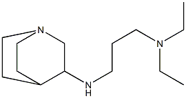 (3-{1-azabicyclo[2.2.2]octan-3-ylamino}propyl)diethylamine Structure