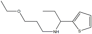 (3-ethoxypropyl)[1-(thiophen-2-yl)propyl]amine Structure