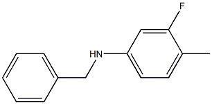 (3-fluoro-4-methylphenyl)(phenyl)methylamine Structure