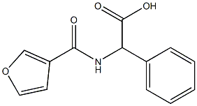 (3-furoylamino)(phenyl)acetic acid Structure