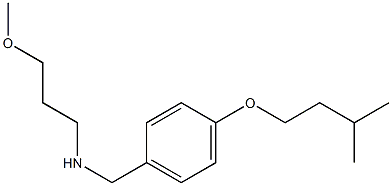 (3-methoxypropyl)({[4-(3-methylbutoxy)phenyl]methyl})amine 구조식 이미지