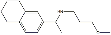 (3-methoxypropyl)[1-(5,6,7,8-tetrahydronaphthalen-2-yl)ethyl]amine Structure