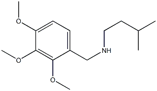 (3-methylbutyl)[(2,3,4-trimethoxyphenyl)methyl]amine Structure