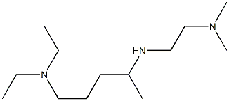 (4-{[2-(dimethylamino)ethyl]amino}pentyl)diethylamine 구조식 이미지