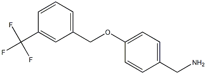 (4-{[3-(trifluoromethyl)phenyl]methoxy}phenyl)methanamine Structure