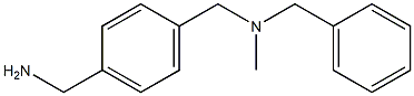 (4-{[benzyl(methyl)amino]methyl}phenyl)methanamine 구조식 이미지