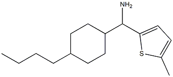 (4-butylcyclohexyl)(5-methylthiophen-2-yl)methanamine 구조식 이미지