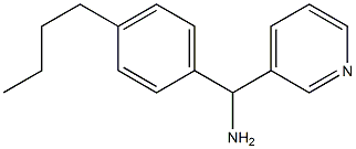 (4-butylphenyl)(pyridin-3-yl)methanamine Structure