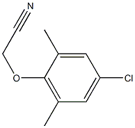 (4-chloro-2,6-dimethylphenoxy)acetonitrile Structure