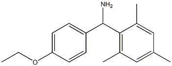 (4-ethoxyphenyl)(2,4,6-trimethylphenyl)methanamine Structure