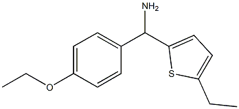 (4-ethoxyphenyl)(5-ethylthiophen-2-yl)methanamine Structure