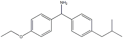 (4-ethoxyphenyl)[4-(2-methylpropyl)phenyl]methanamine 구조식 이미지