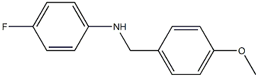 (4-fluorophenyl)(4-methoxyphenyl)methylamine Structure