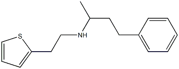 (4-phenylbutan-2-yl)[2-(thiophen-2-yl)ethyl]amine Structure