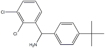 (4-tert-butylphenyl)(2,3-dichlorophenyl)methanamine 구조식 이미지