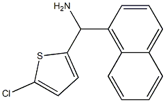 (5-chlorothiophen-2-yl)(naphthalen-1-yl)methanamine 구조식 이미지