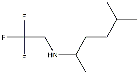 (5-methylhexan-2-yl)(2,2,2-trifluoroethyl)amine Structure