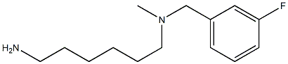 (6-aminohexyl)[(3-fluorophenyl)methyl]methylamine Structure