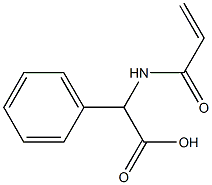 (acryloylamino)(phenyl)acetic acid 구조식 이미지