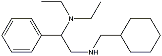 (cyclohexylmethyl)[2-(diethylamino)-2-phenylethyl]amine Structure