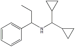 (dicyclopropylmethyl)(1-phenylpropyl)amine 구조식 이미지