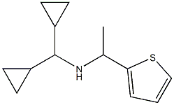 (dicyclopropylmethyl)[1-(thiophen-2-yl)ethyl]amine 구조식 이미지