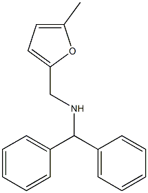 (diphenylmethyl)[(5-methylfuran-2-yl)methyl]amine 구조식 이미지