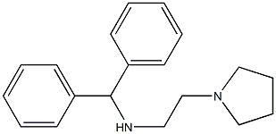 (diphenylmethyl)[2-(pyrrolidin-1-yl)ethyl]amine Structure