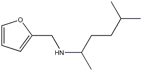 (furan-2-ylmethyl)(5-methylhexan-2-yl)amine Structure