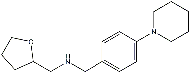 (oxolan-2-ylmethyl)({[4-(piperidin-1-yl)phenyl]methyl})amine Structure
