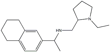 [(1-ethylpyrrolidin-2-yl)methyl][1-(5,6,7,8-tetrahydronaphthalen-2-yl)ethyl]amine Structure