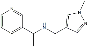[(1-methyl-1H-pyrazol-4-yl)methyl][1-(pyridin-3-yl)ethyl]amine 구조식 이미지