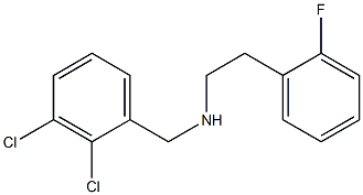 [(2,3-dichlorophenyl)methyl][2-(2-fluorophenyl)ethyl]amine 구조식 이미지