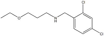 [(2,4-dichlorophenyl)methyl](3-ethoxypropyl)amine 구조식 이미지
