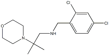 [(2,4-dichlorophenyl)methyl][2-methyl-2-(morpholin-4-yl)propyl]amine Structure
