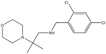 [(2,4-dichlorophenyl)methyl][2-methyl-2-(morpholin-4-yl)propyl]amine 구조식 이미지