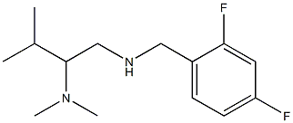 [(2,4-difluorophenyl)methyl][2-(dimethylamino)-3-methylbutyl]amine 구조식 이미지