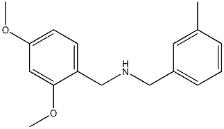 [(2,4-dimethoxyphenyl)methyl][(3-methylphenyl)methyl]amine 구조식 이미지