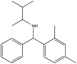 [(2,4-dimethylphenyl)(phenyl)methyl](3-methylbutan-2-yl)amine 구조식 이미지