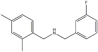 [(2,4-dimethylphenyl)methyl][(3-fluorophenyl)methyl]amine 구조식 이미지