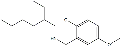 [(2,5-dimethoxyphenyl)methyl](2-ethylhexyl)amine 구조식 이미지