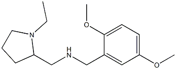 [(2,5-dimethoxyphenyl)methyl][(1-ethylpyrrolidin-2-yl)methyl]amine Structure