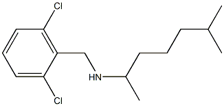 [(2,6-dichlorophenyl)methyl](6-methylheptan-2-yl)amine 구조식 이미지