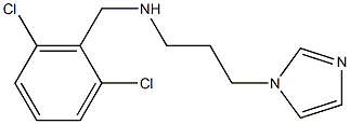 [(2,6-dichlorophenyl)methyl][3-(1H-imidazol-1-yl)propyl]amine Structure