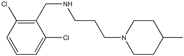 [(2,6-dichlorophenyl)methyl][3-(4-methylpiperidin-1-yl)propyl]amine 구조식 이미지